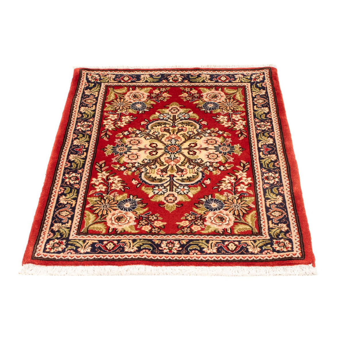 Tapis persan - Ghom - 98 x 68 cm - rouge