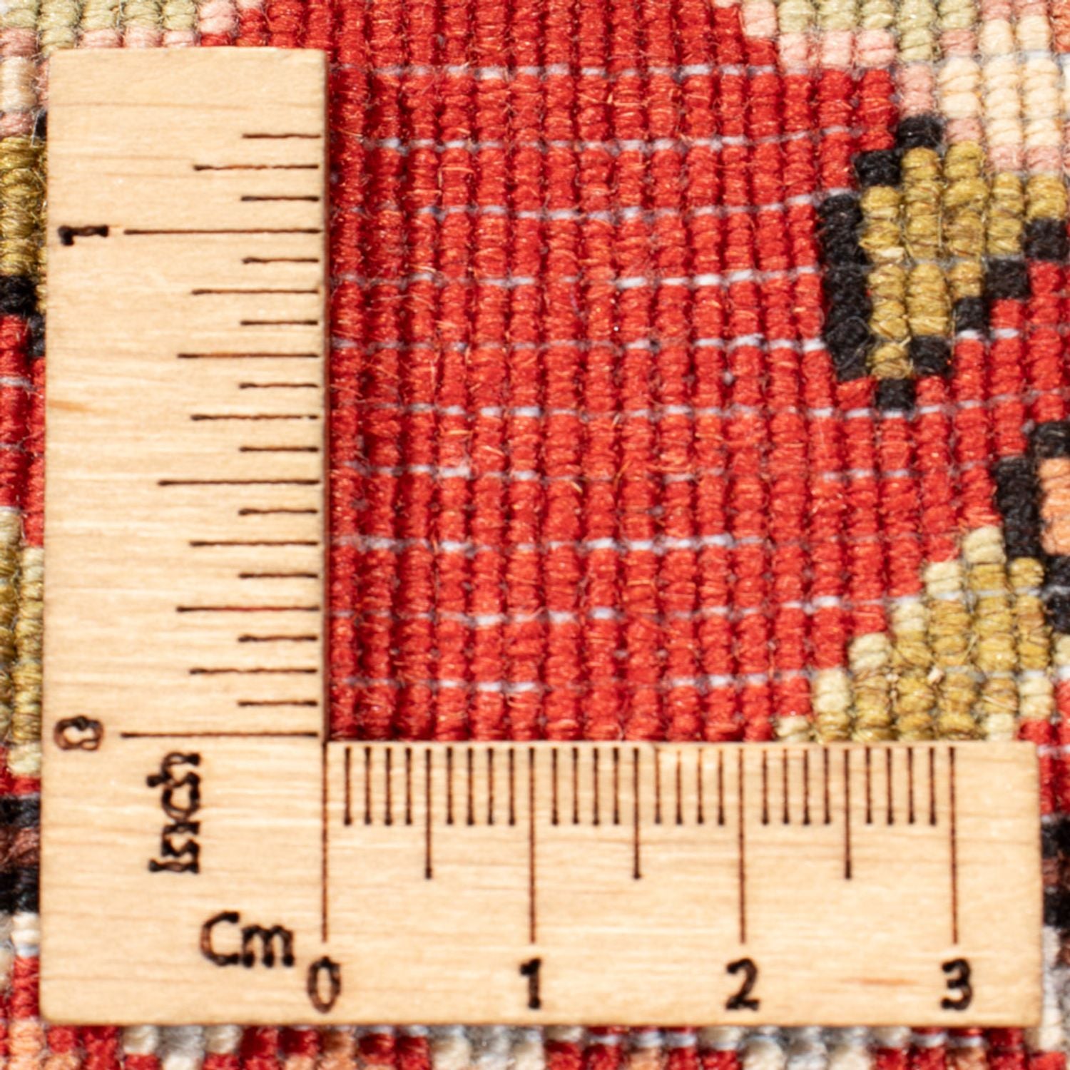 Tapis persan - Ghom - 98 x 68 cm - rouge