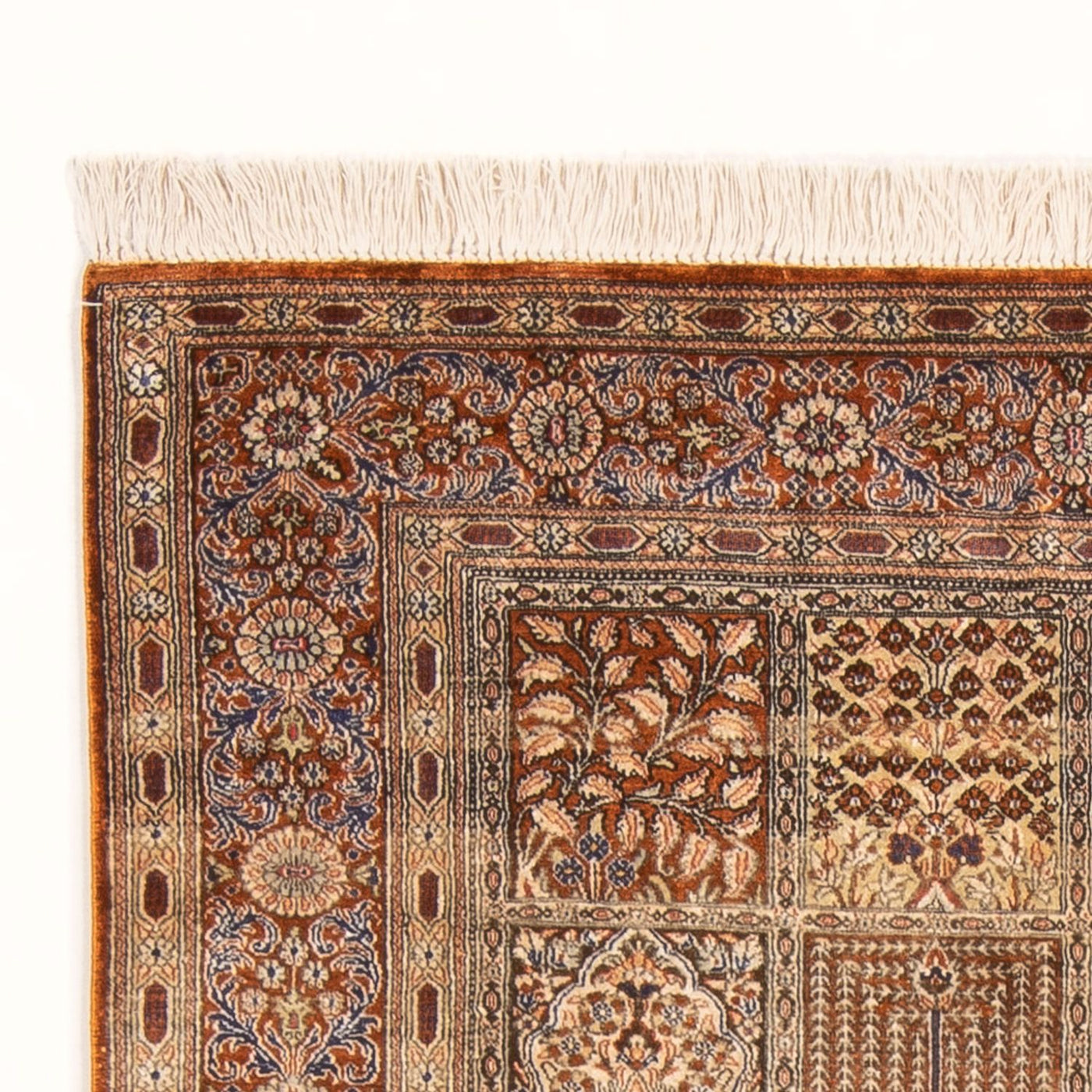 Tapis de Qom en soie Tapis 148x100cm - Tapis persan