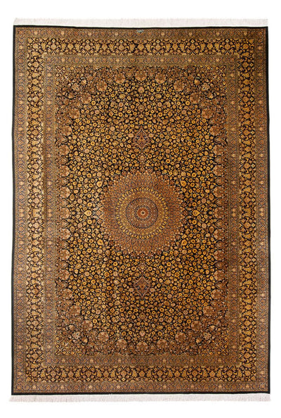 Tapis de Qom en soie Tapis 242x353cm - Tapis persan