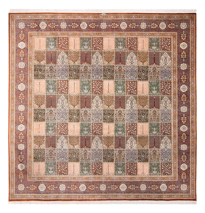 Tapis de Qom en soie Tapis 297x302cm - Tapis persan