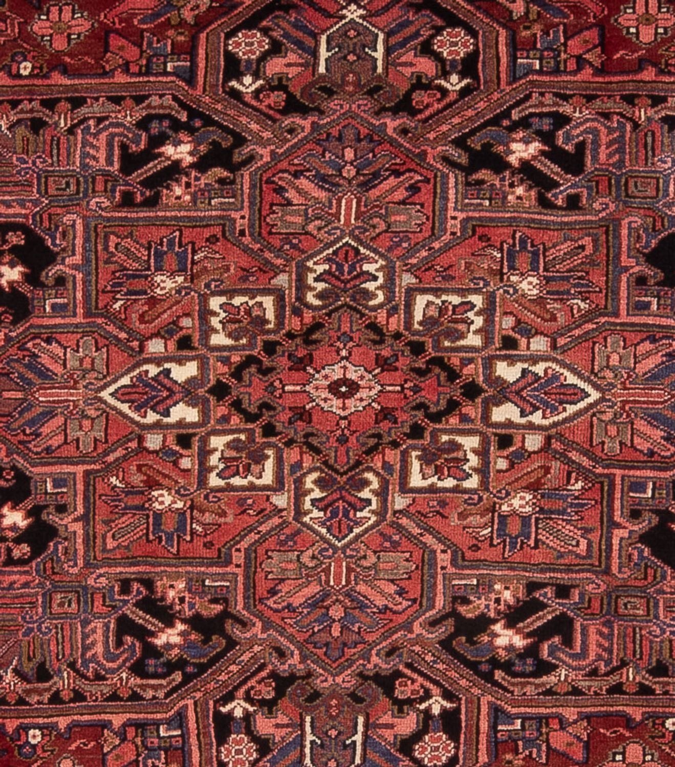 Tapis persan - Nomadic - 336 x 255 cm - rouge