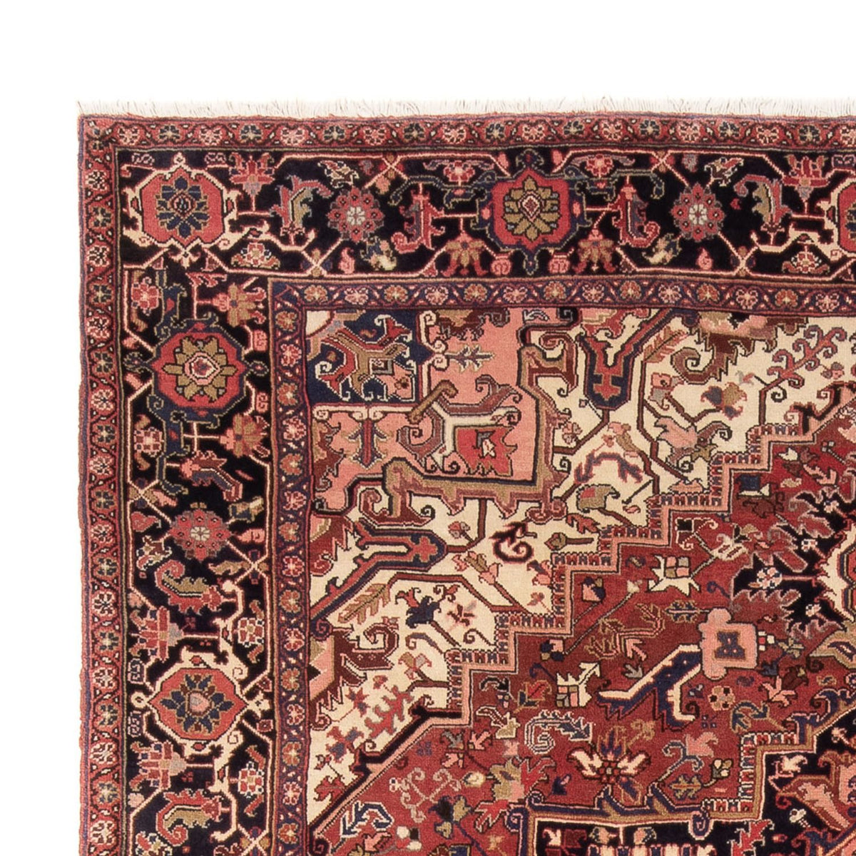 Tapis persan - Nomadic - 349 x 255 cm - rouge clair