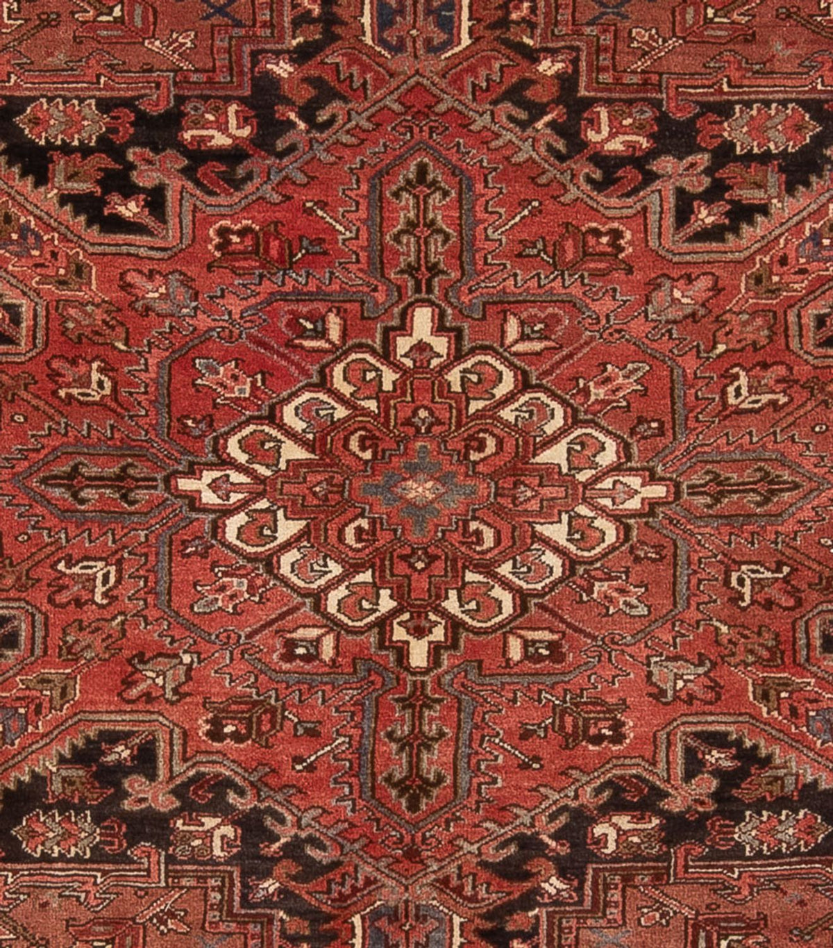 Tapis persan - Nomadic - 350 x 240 cm - terracotta