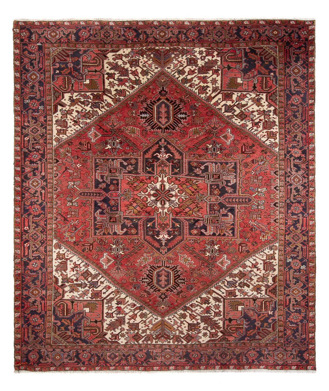 Tapis persan - Nomadic - 320 x 262 cm - rouge