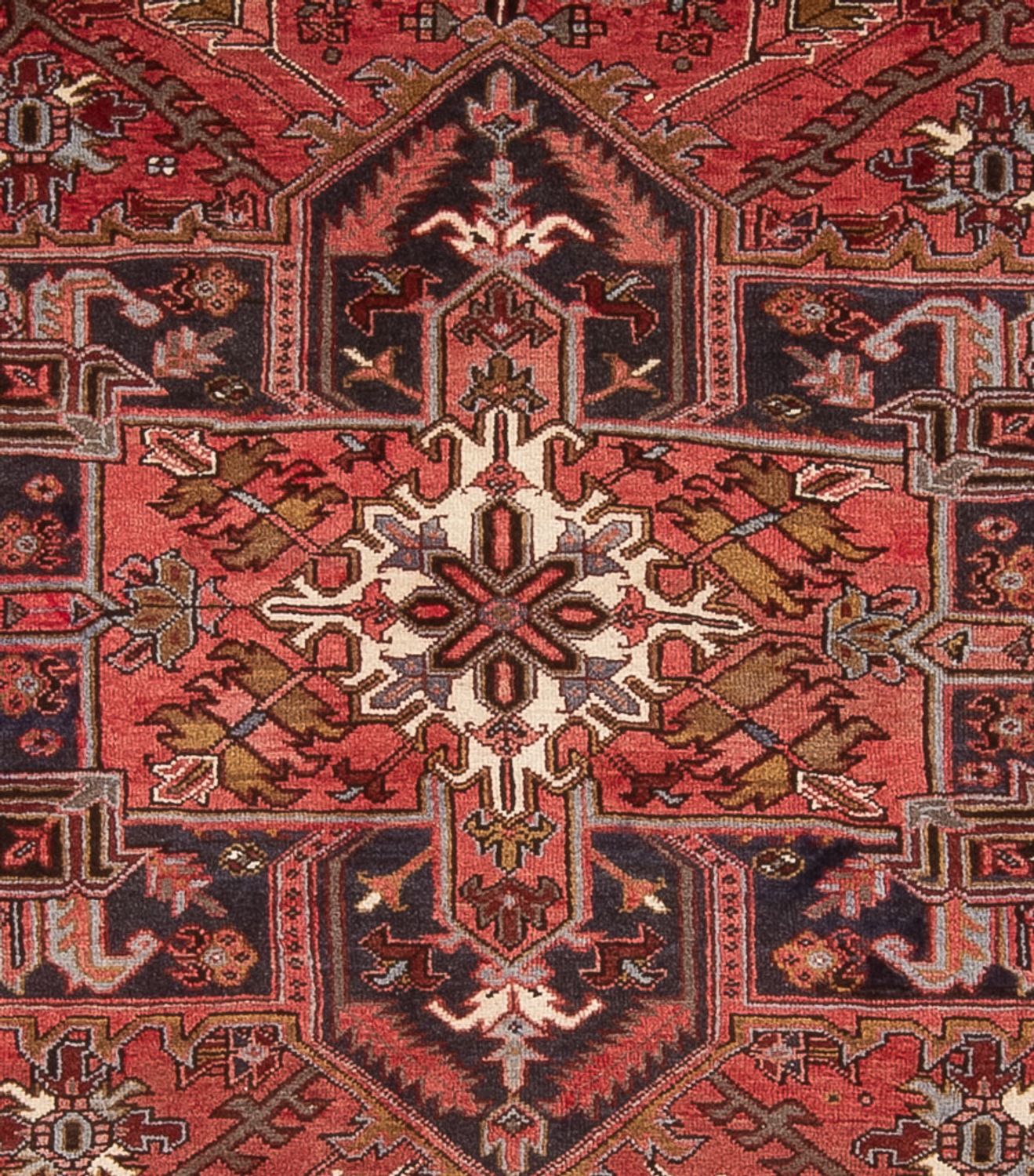 Tapis persan - Nomadic - 320 x 262 cm - rouge
