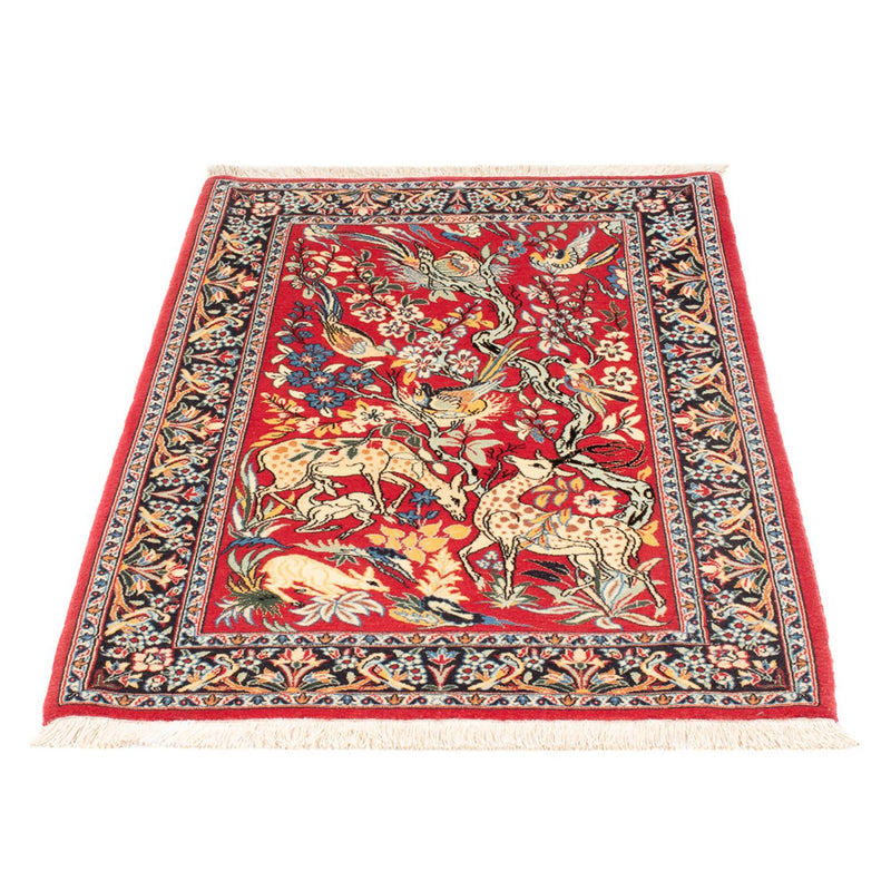 Tapis persan - Isfahan - Premium - 110 x 74 cm - rouge
