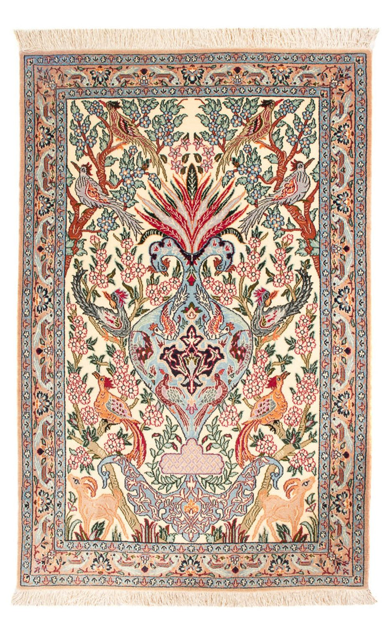 Tapis persan - Isfahan - Premium - 105 x 73 cm - multicolore