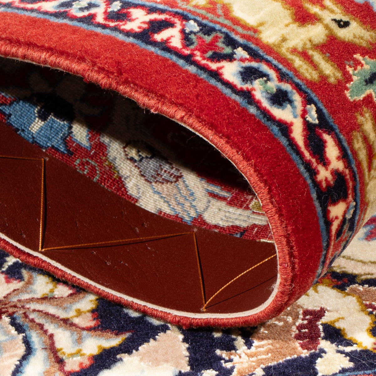 Tapis persan - Isfahan - Premium - 100 x 75 cm - crème