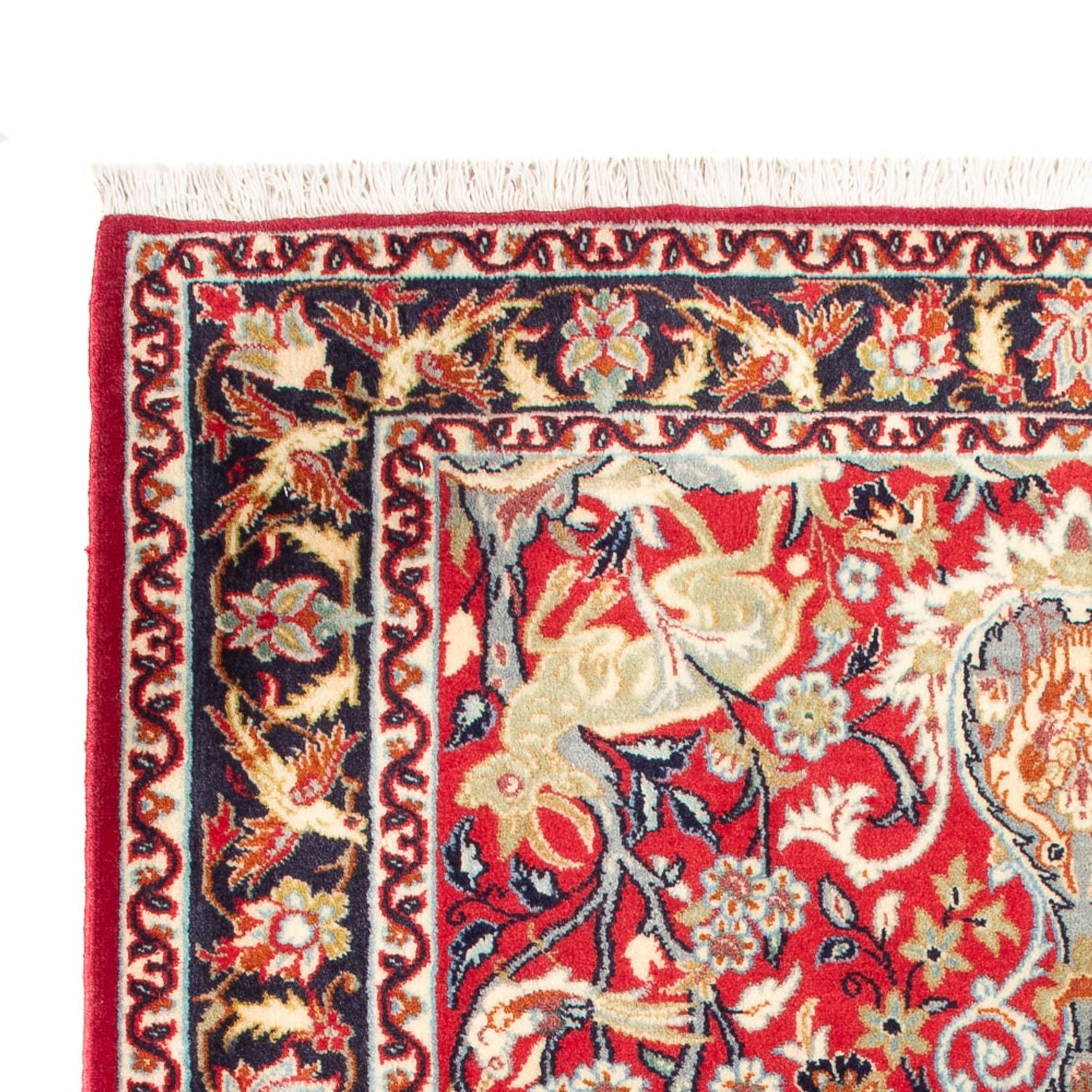 Tapis persan - Isfahan - Premium - 105 x 77 cm - rouge