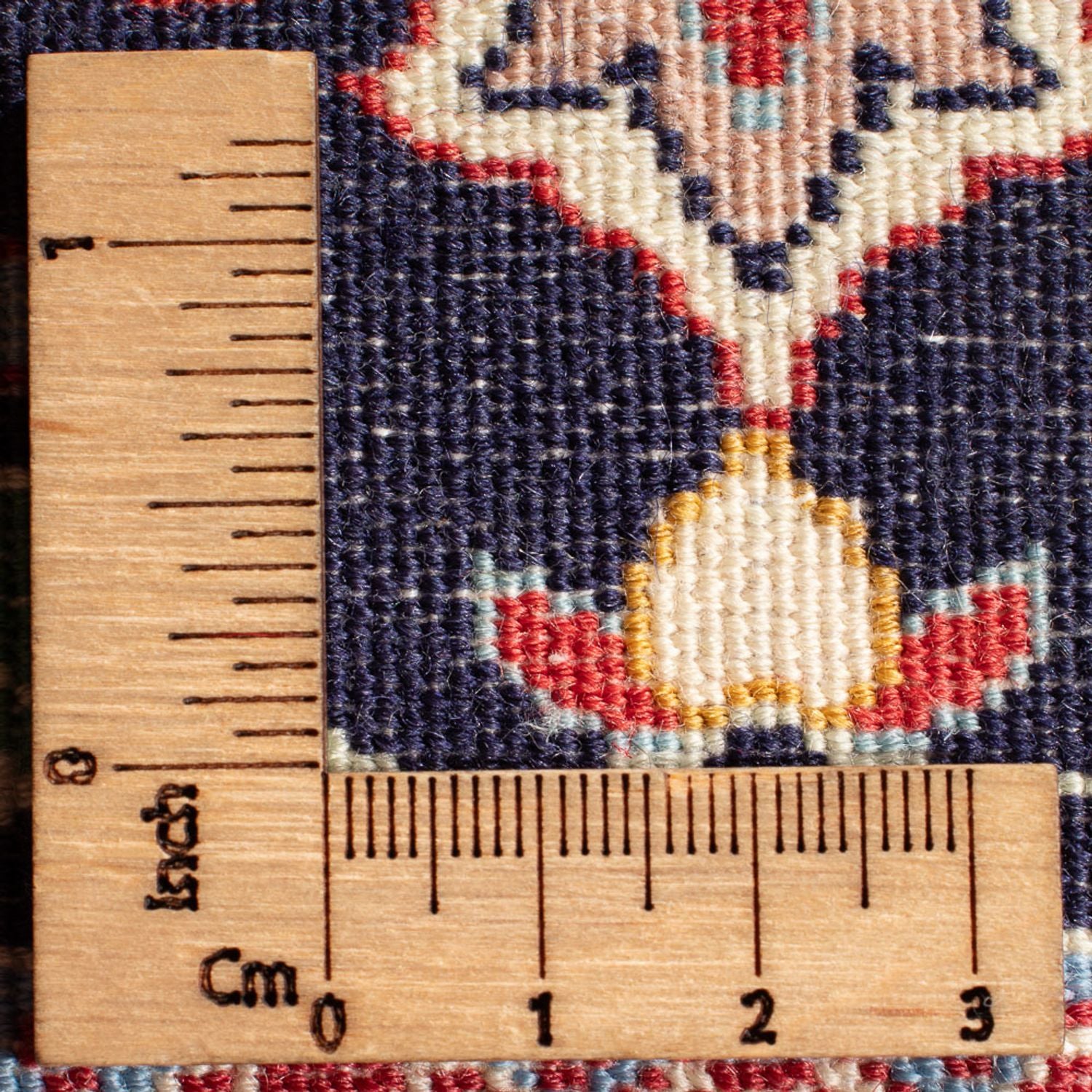 Tapis persan - Isfahan - Premium - 106 x 72 cm - bleu foncé