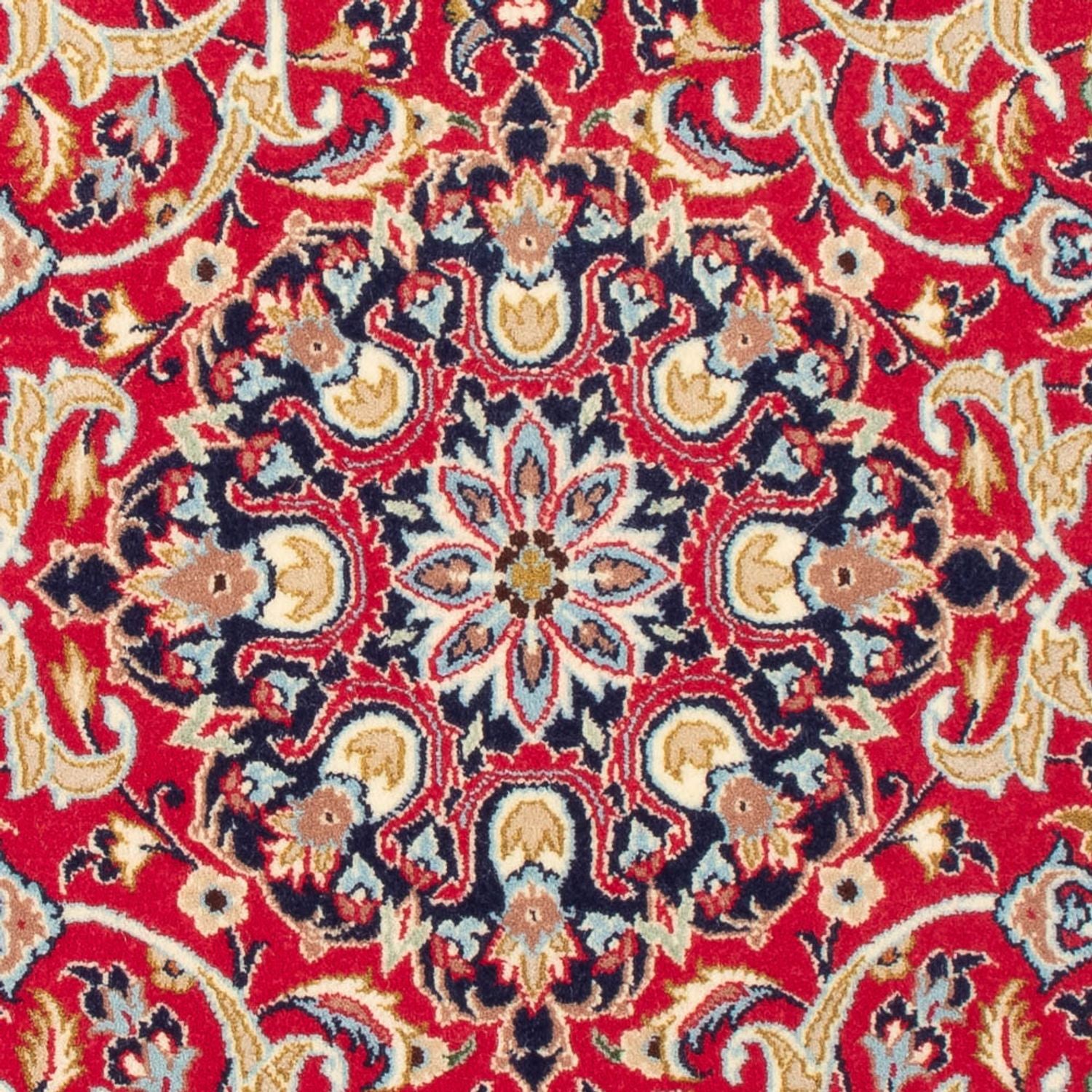 Tapis persan - Isfahan - Premium - 110 x 75 cm - rouge