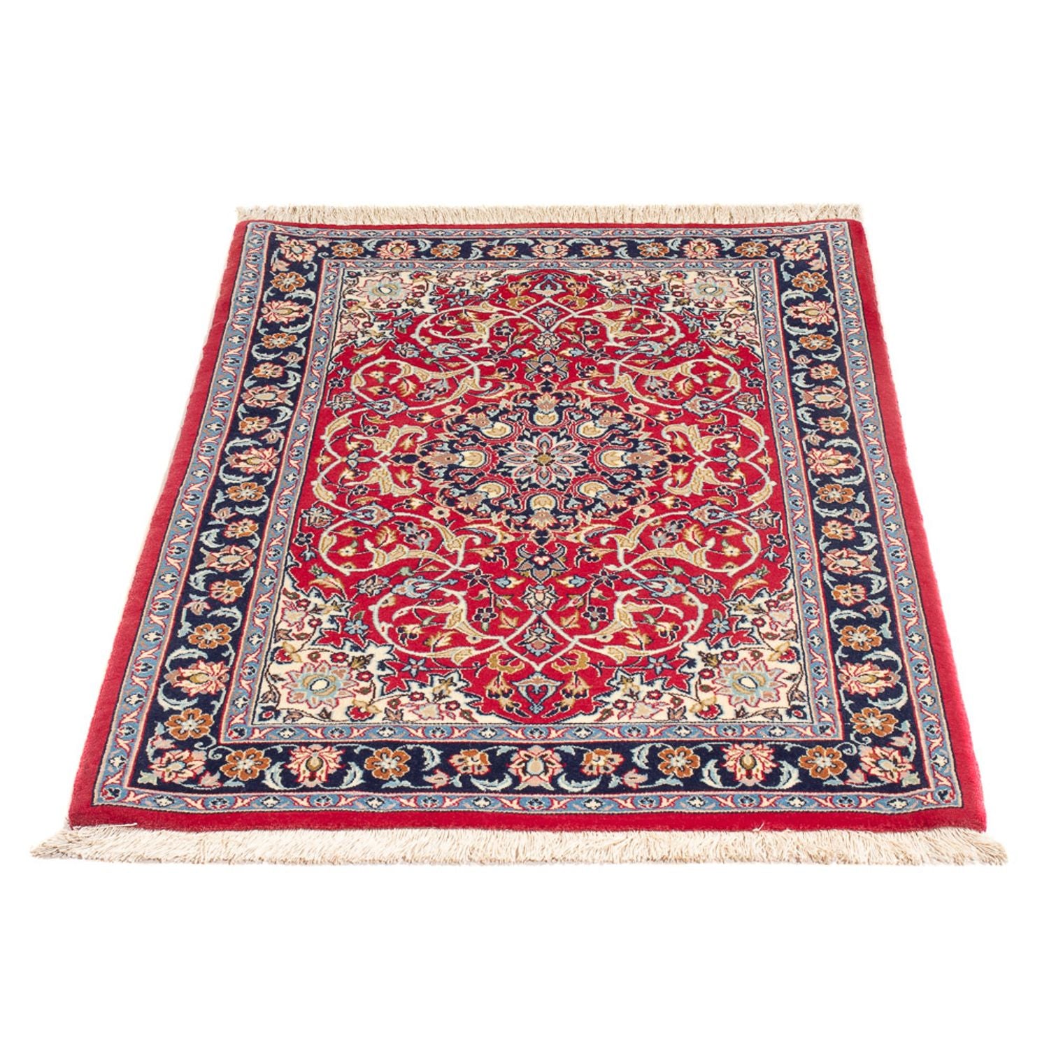 Tapis persan - Isfahan - Premium - 110 x 75 cm - rouge