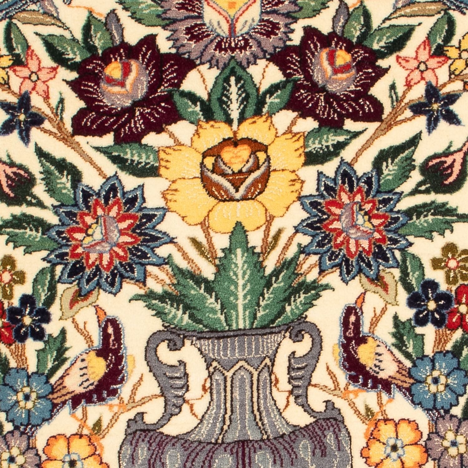 Tapis persan - Isfahan - Premium - 97 x 70 cm - crème