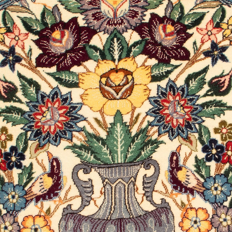 Tapis persan - Isfahan - Premium - 97 x 70 cm - crème