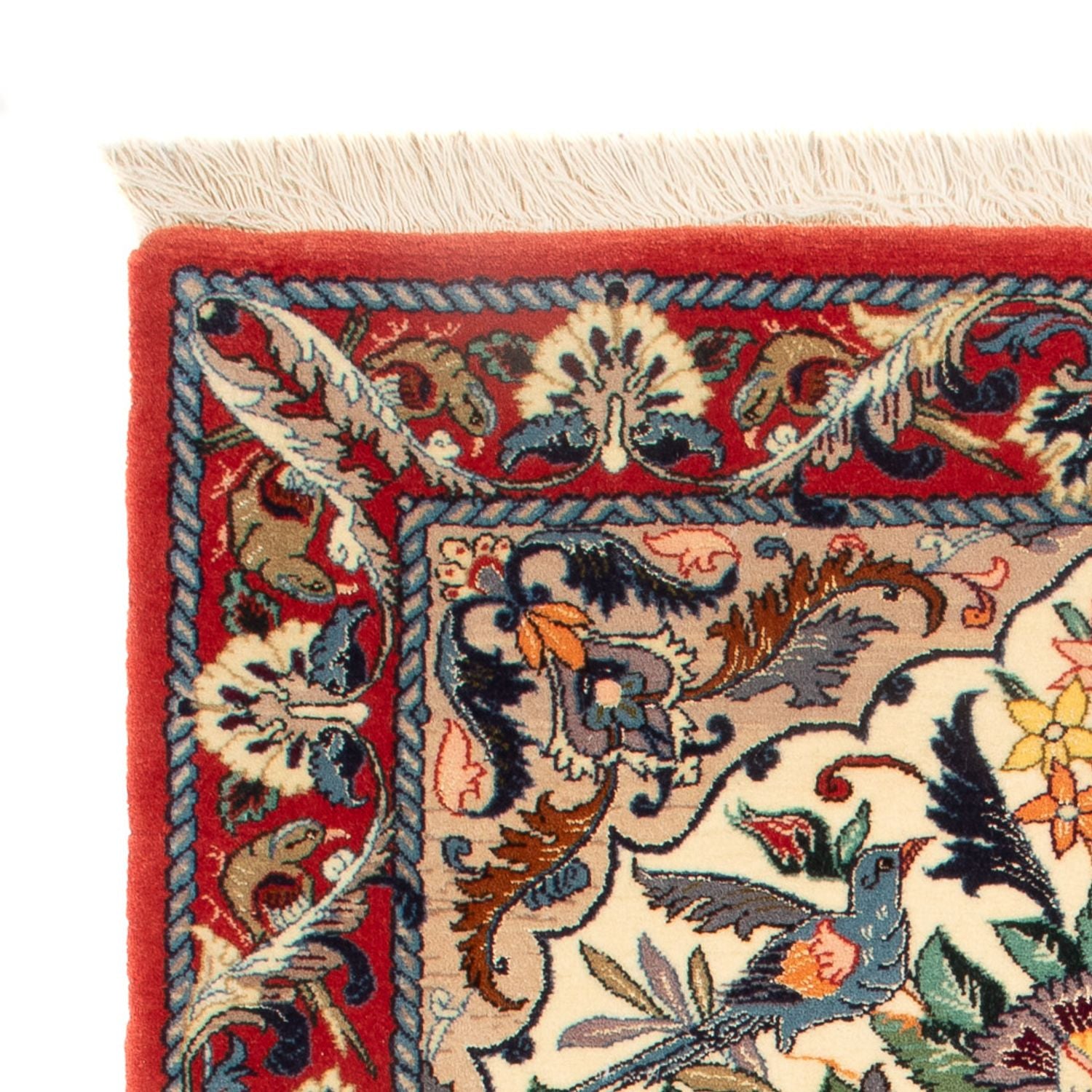 Tapis persan - Isfahan - Premium - 97 x 70 cm - crème