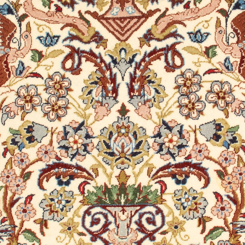 Tapis persan - Isfahan - Premium - 110 x 74 cm - crème