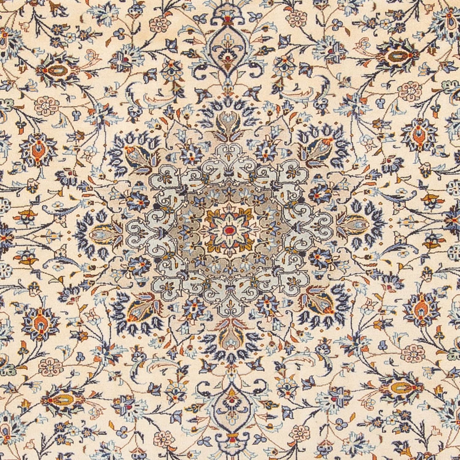Tapis persan - Keshan - 414 x 293 cm - crème