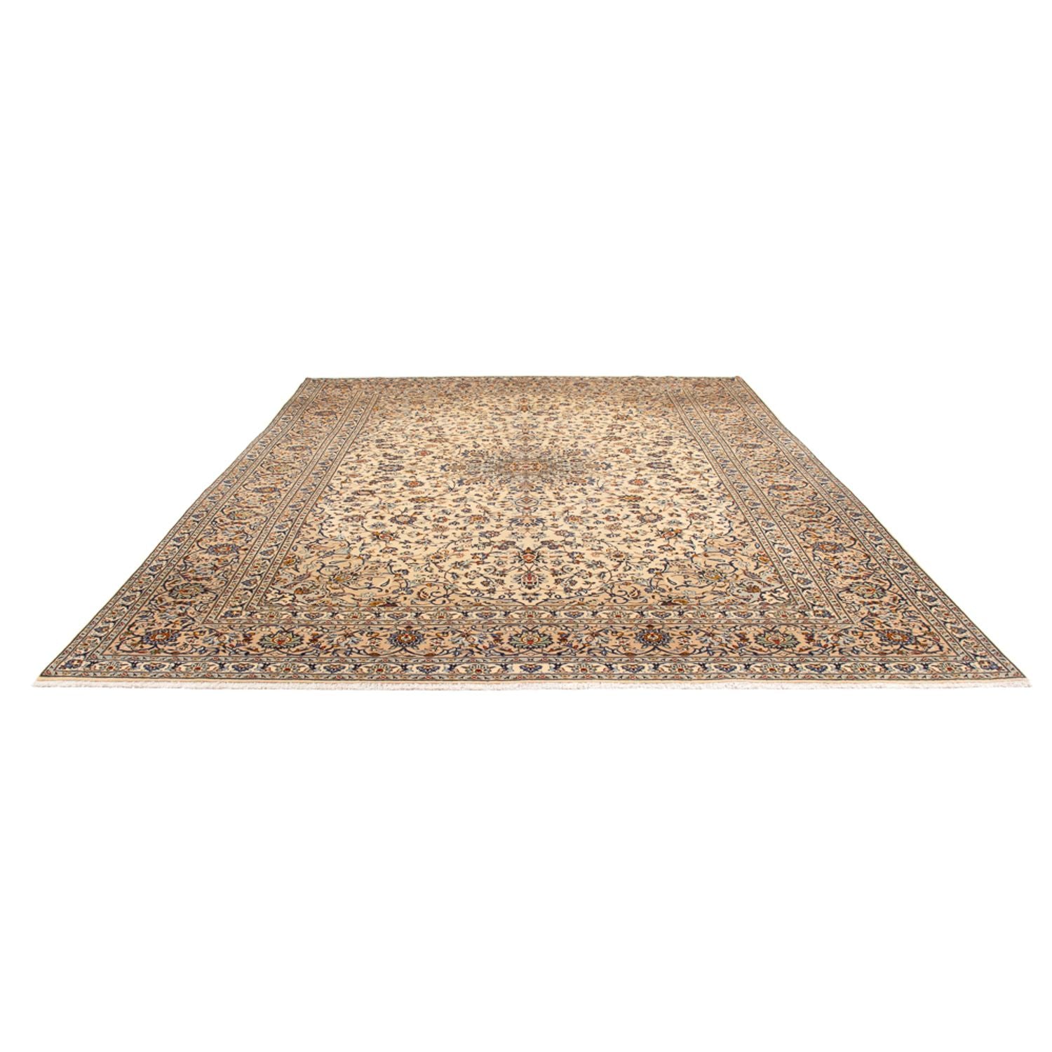 Tapis persan - Keshan - 414 x 293 cm - crème