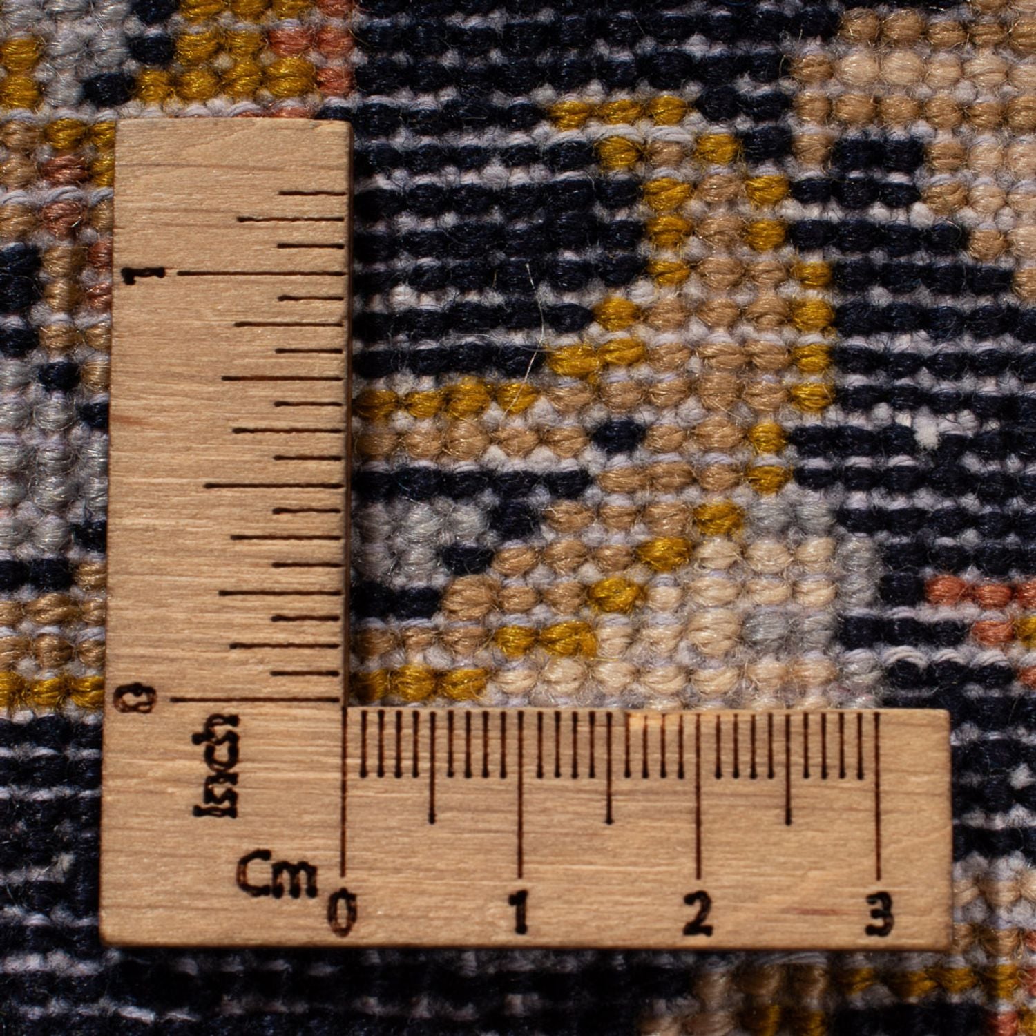 Tapis persan - Keshan - 408 x 292 cm - bleu foncé