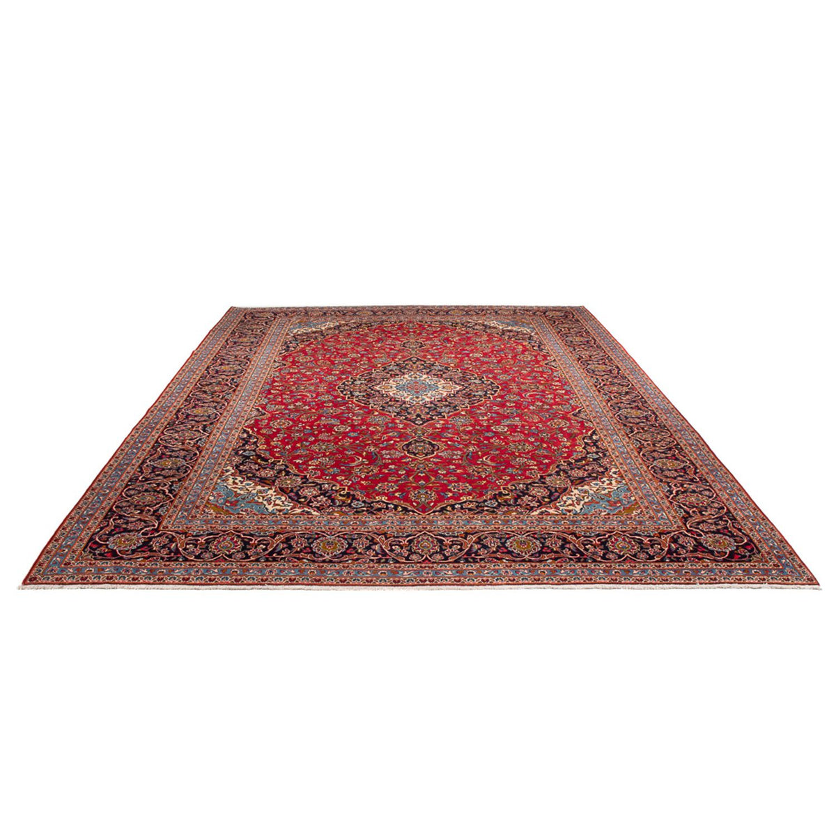 Tapis persan - Keshan - 397 x 300 cm - rouge