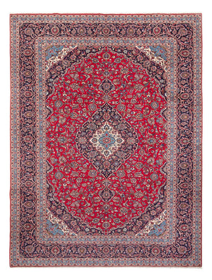 Tapis persan - Keshan - 394 x 292 cm - rouge