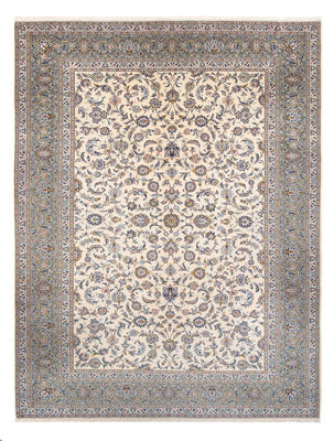 Tapis persan - Keshan - 418 x 307 cm - crème