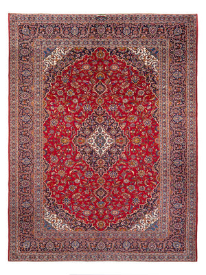 Tapis persan - Keshan - 406 x 296 cm - rouge