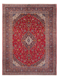 Tapis persan - Keshan - 406 x 296 cm - rouge
