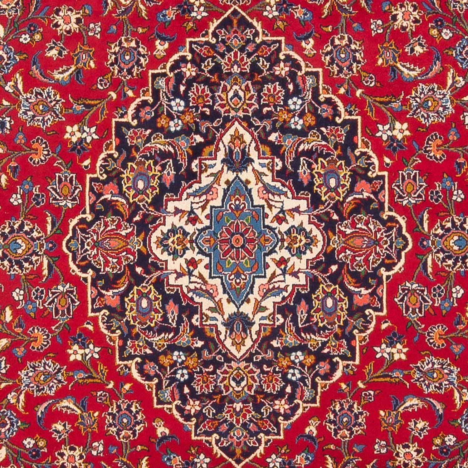 Tapis persan - Keshan - 397 x 291 cm - rouge