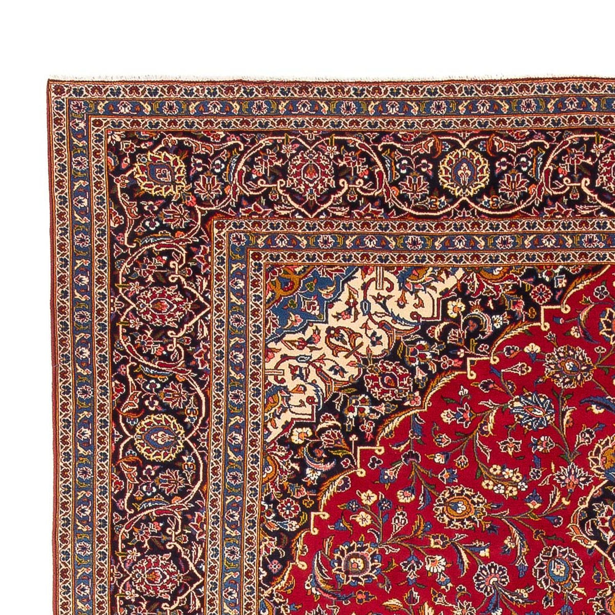 Tapis persan - Keshan - 398 x 297 cm - rouge