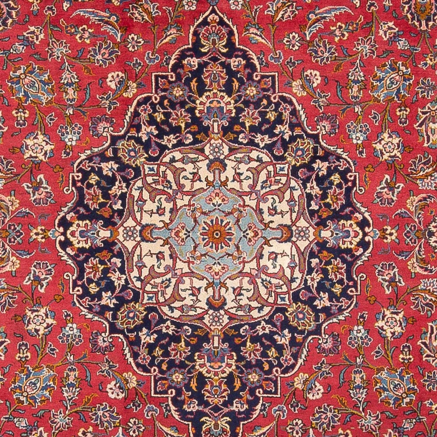 Tapis persan - Keshan - 386 x 296 cm - rouge