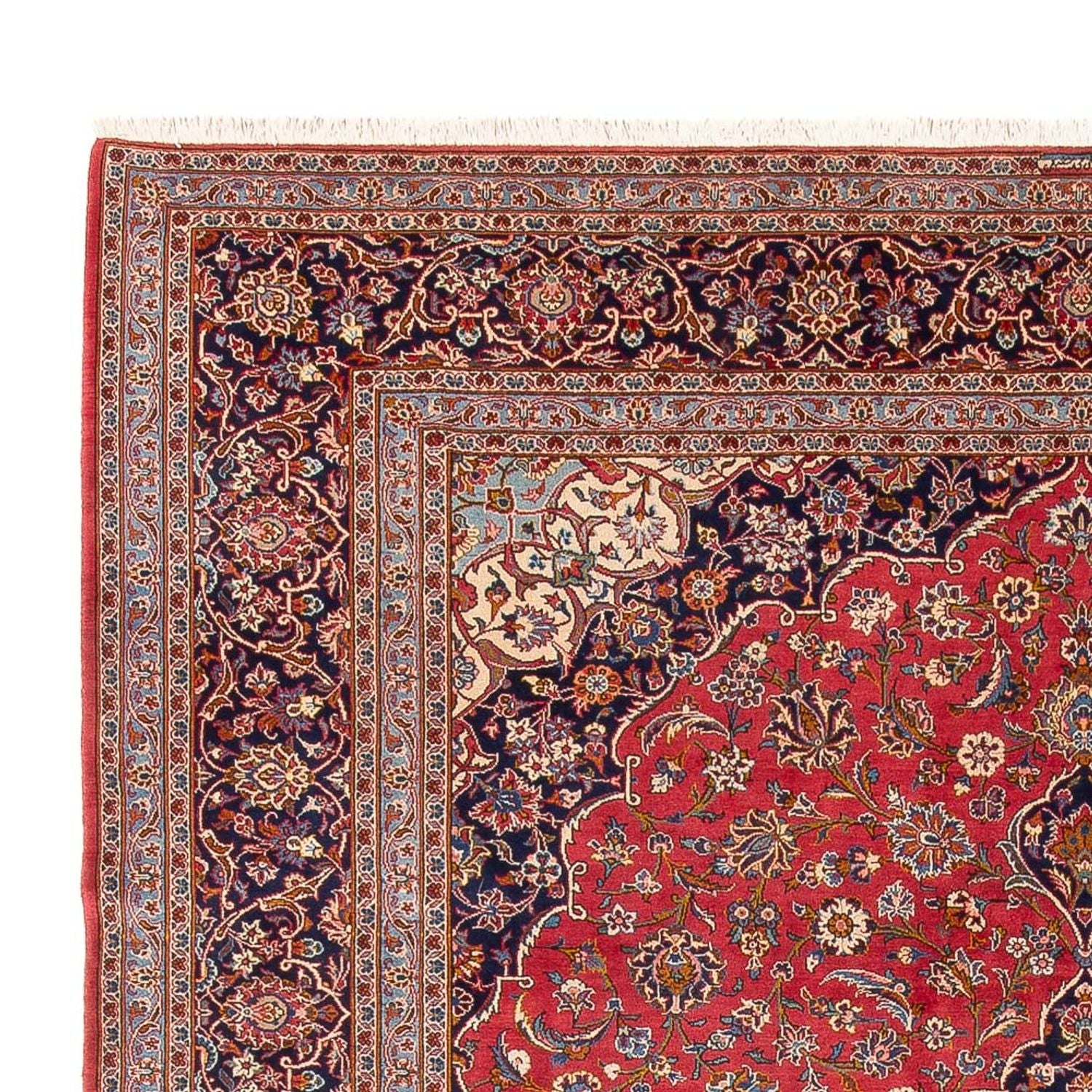 Tapis persan - Keshan - 386 x 296 cm - rouge