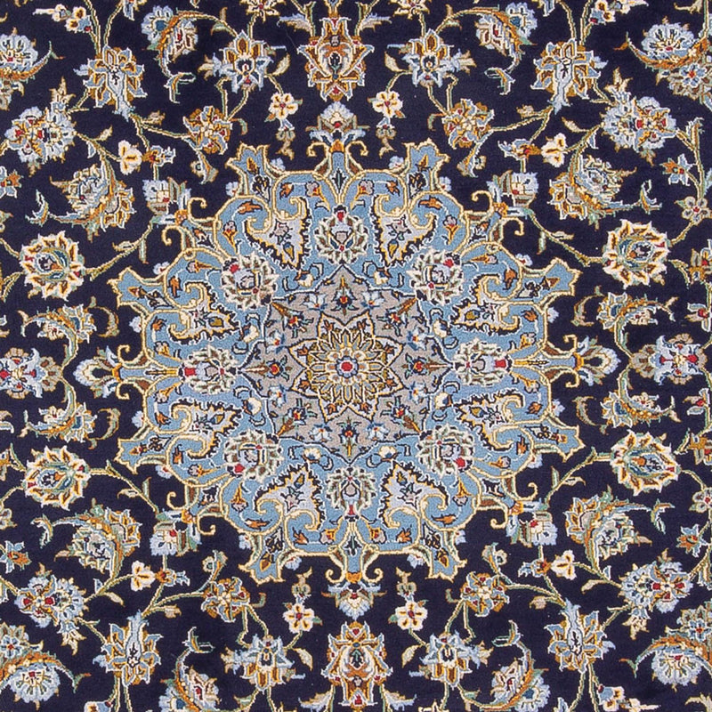 Tapis persan - Keshan - 390 x 266 cm - bleu foncé