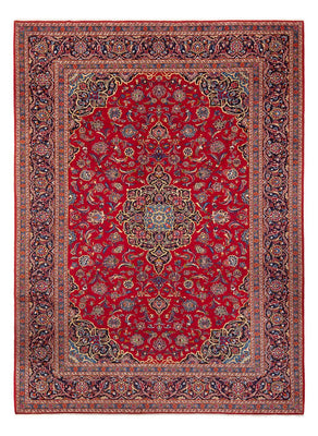 Tapis persan - Keshan - 412 x 290 cm - rouge