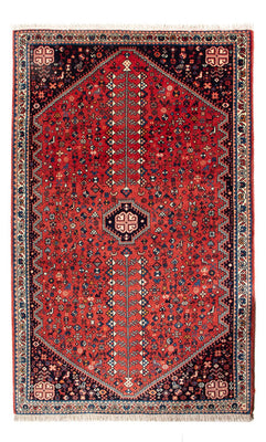 Tapis Gabbeh - Persan Kashkuli - 125 x 80 cm - rouge