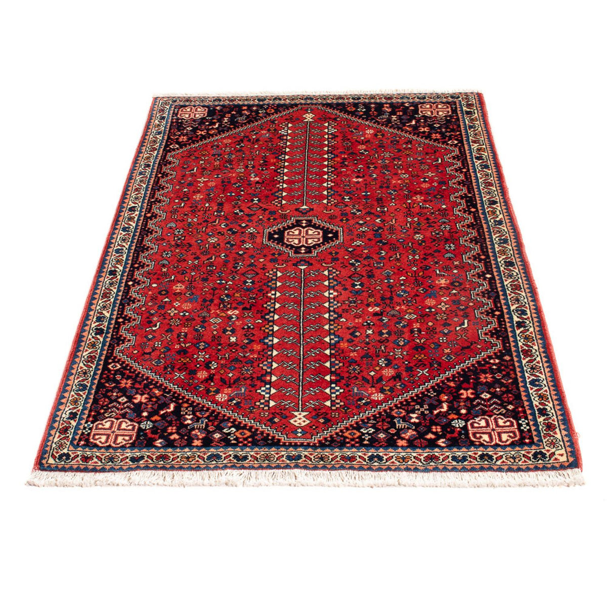 Tapis Gabbeh - Persan Kashkuli - 125 x 80 cm - rouge