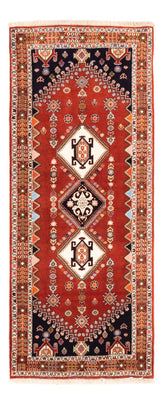 Tapis de couloir Tapis Gabbeh - Persan Kashkuli - 213 x 85 cm - rouge