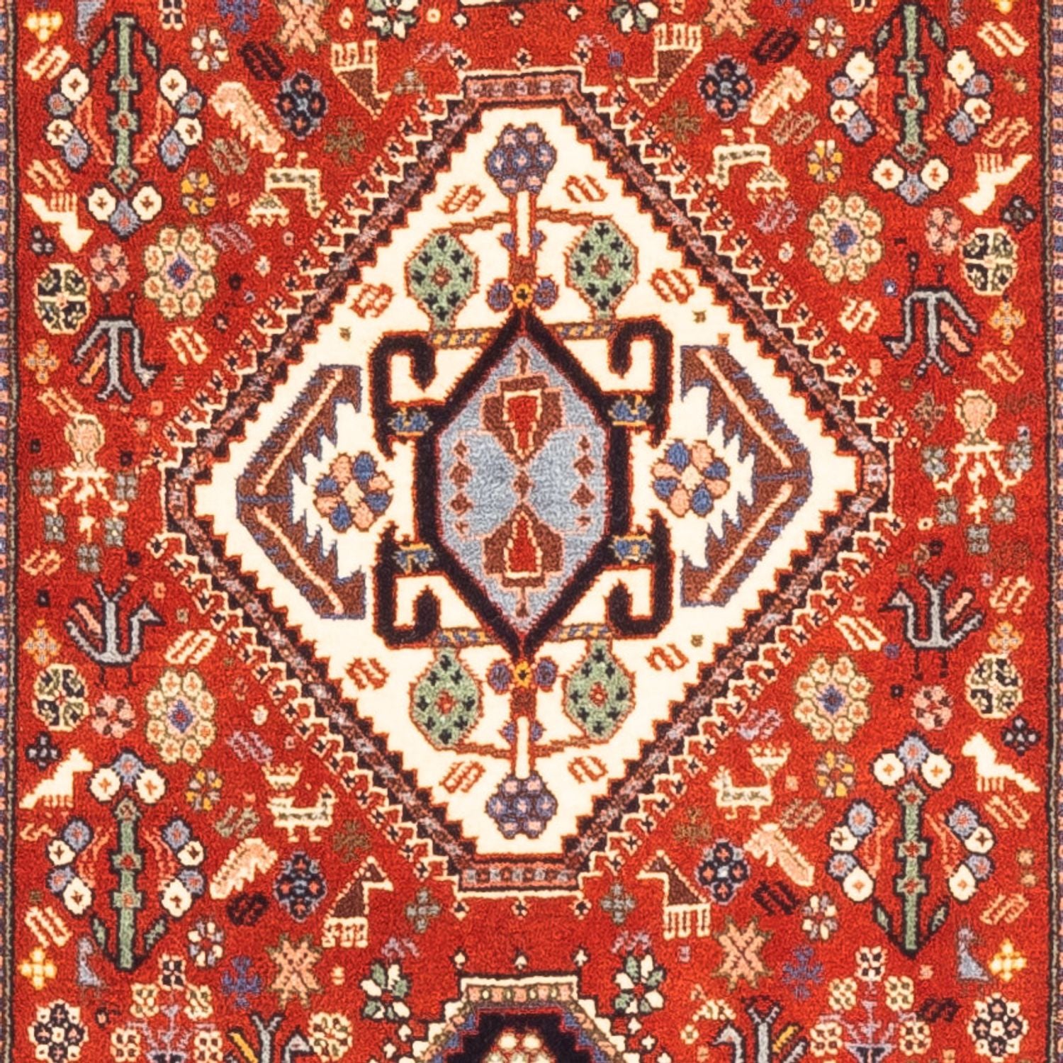 Tapis de couloir Tapis Gabbeh - Persan Kashkuli - 191 x 73 cm - orange