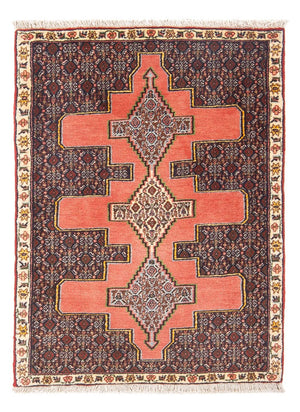 Tapis persan - Classique - 100 x 72 cm - orange