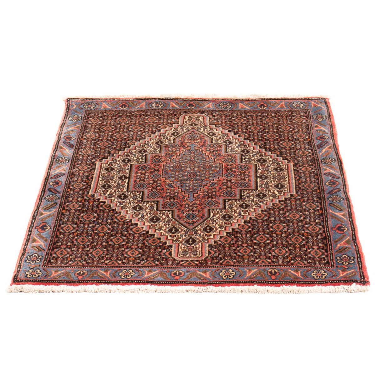 Tapis persan - Classique - 90 x 72 cm - beige foncé