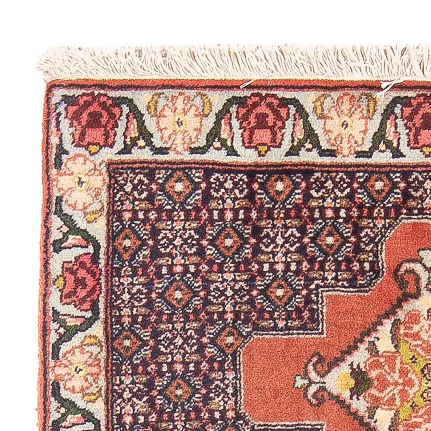 Tapis persan - Classique - 100 x 73 cm - orange