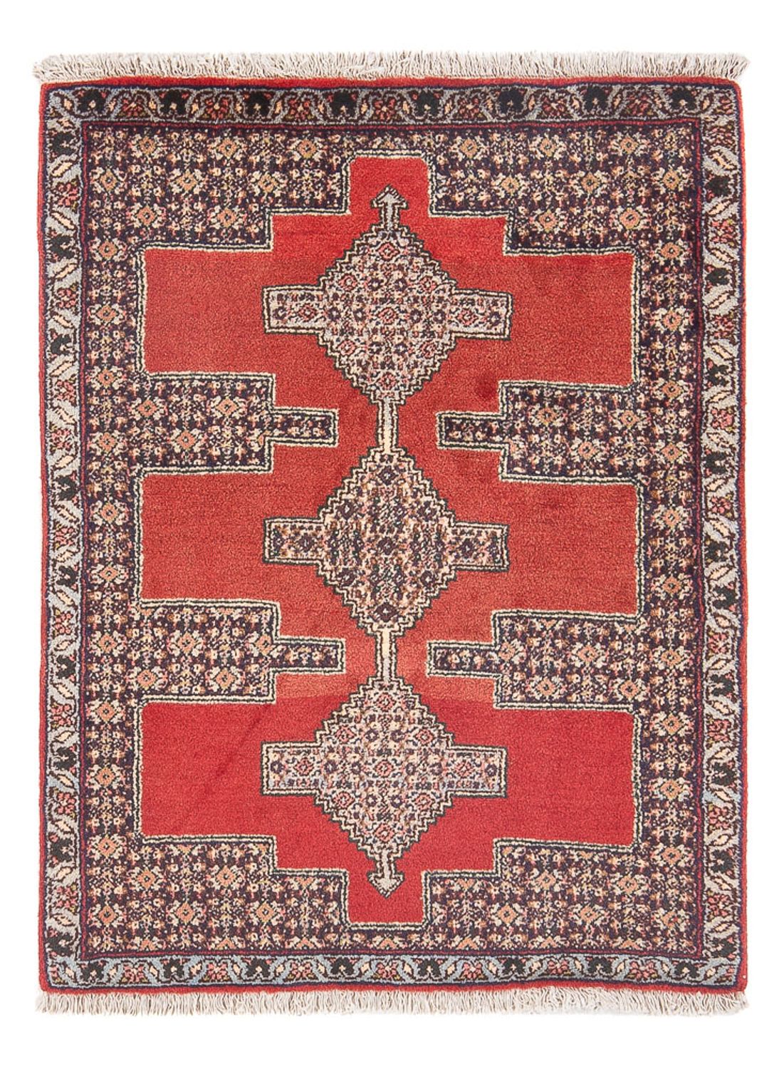 Tapis persan - Classique - 104 x 73 cm - rouge