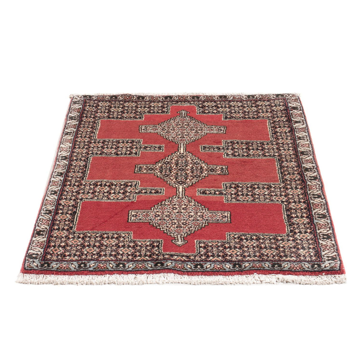 Tapis persan - Classique - 104 x 73 cm - rouge
