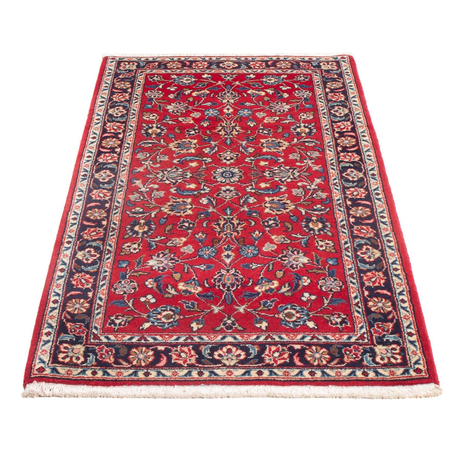 Tapis persan - Keshan - 142 x 73 cm - rouge