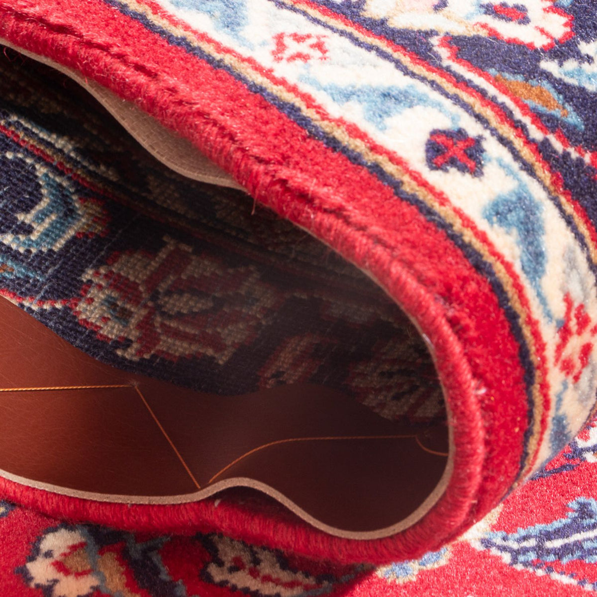 Tapis persan - Keshan - 140 x 74 cm - rouge