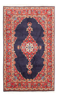 Tapis persan - Keshan - 142 x 90 cm - bleu foncé
