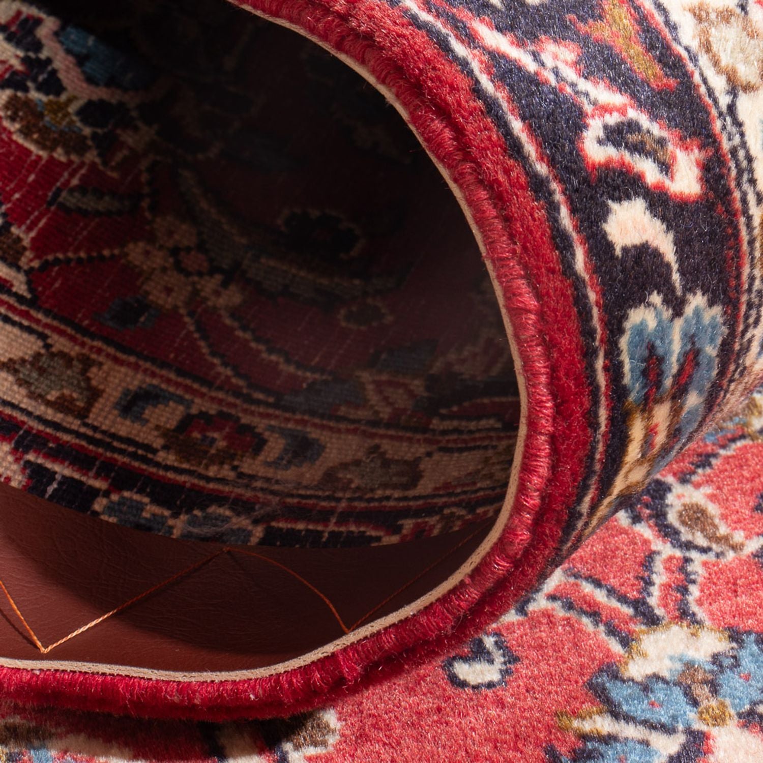 Tapis persan - Keshan - 133 x 70 cm - rouge