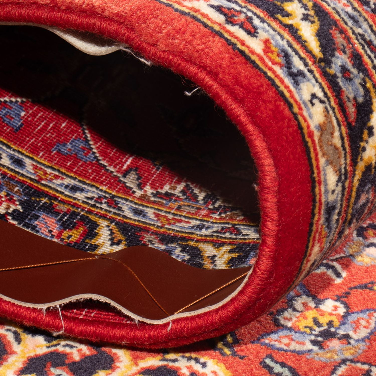 Tapis persan - Keshan - 127 x 65 cm - rouge