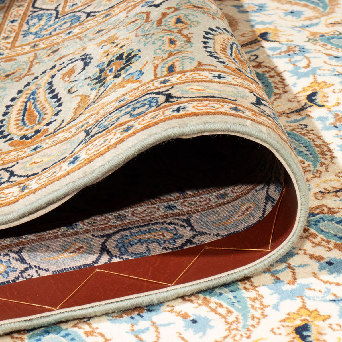 Tapis persan - Keshan - 350 x 270 cm - vert clair